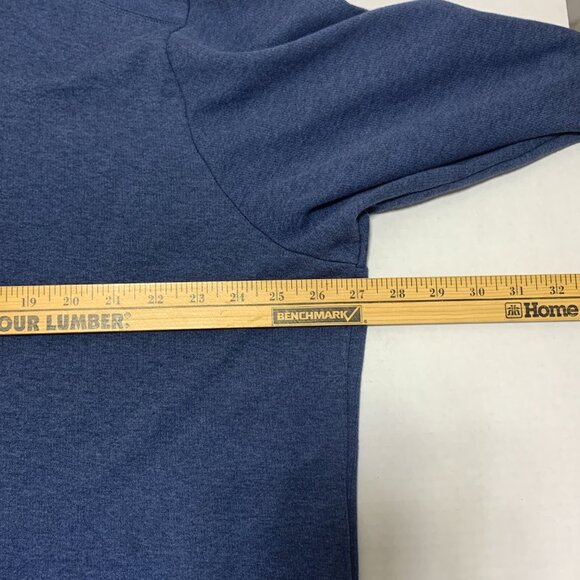 Adidas Mens Blue 1/4 Zip Sweatshirt Size 2XL NWT Golf Sports - Picture 7 of 11